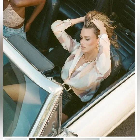 Princess Polly Funky Town Shirt Multi Size 6 - Picture 5 of 12